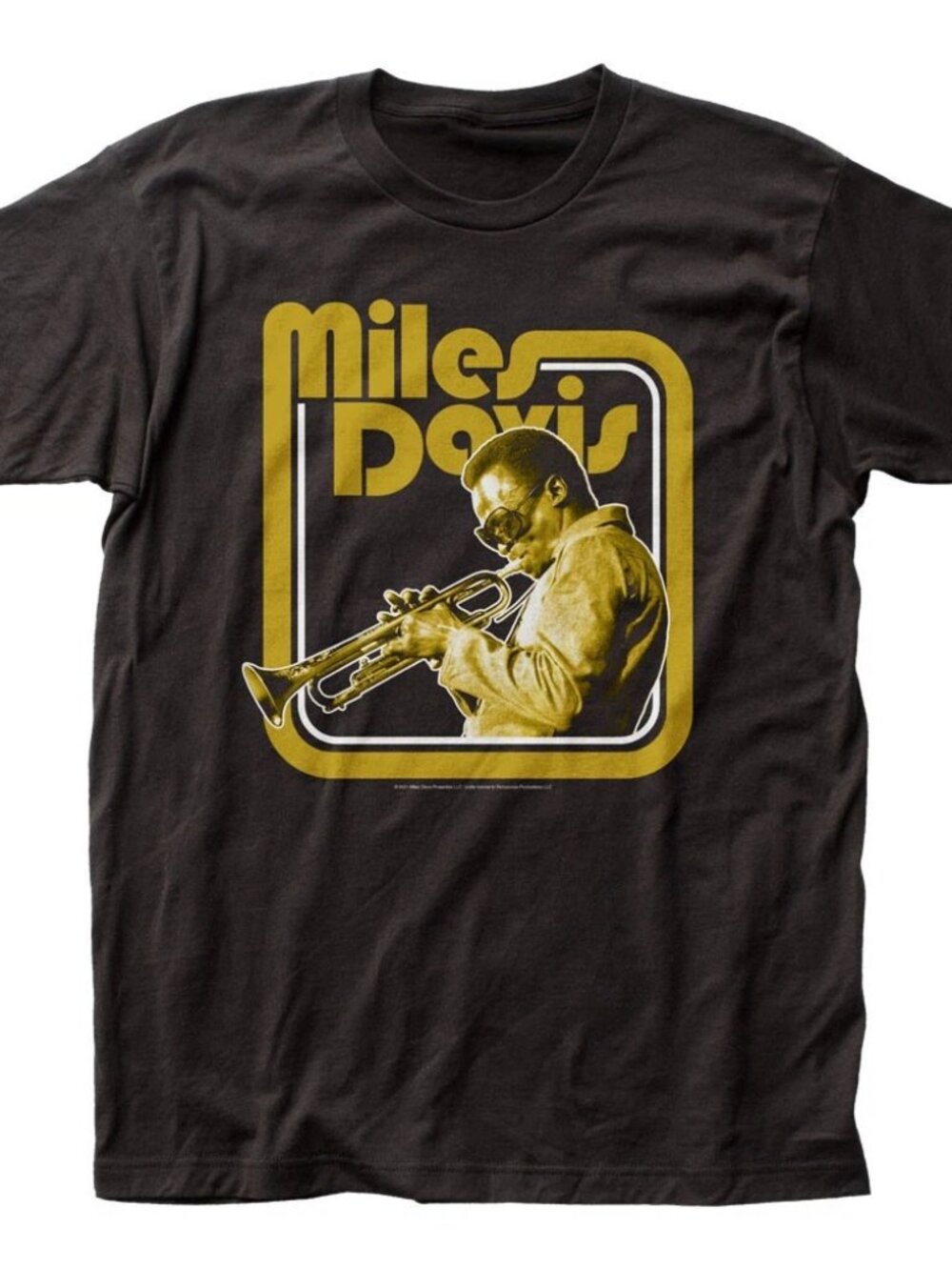 Miles Davis Trumpet T Shirt Jazz Music Classic Band Tee